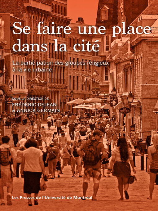 Title details for Se faire une place dans la cité by Frédéric Dejean - Available